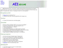 Tablet Screenshot of aeisecure.com